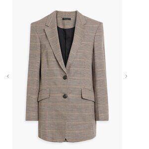 NWT - rag & bone - Houndstooth linen and cotton-blend tweed blazer - Size 8